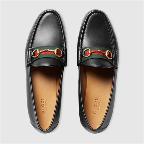 gucci horsebit t-bar leather loafers|gucci leather horsebit loafer women's.